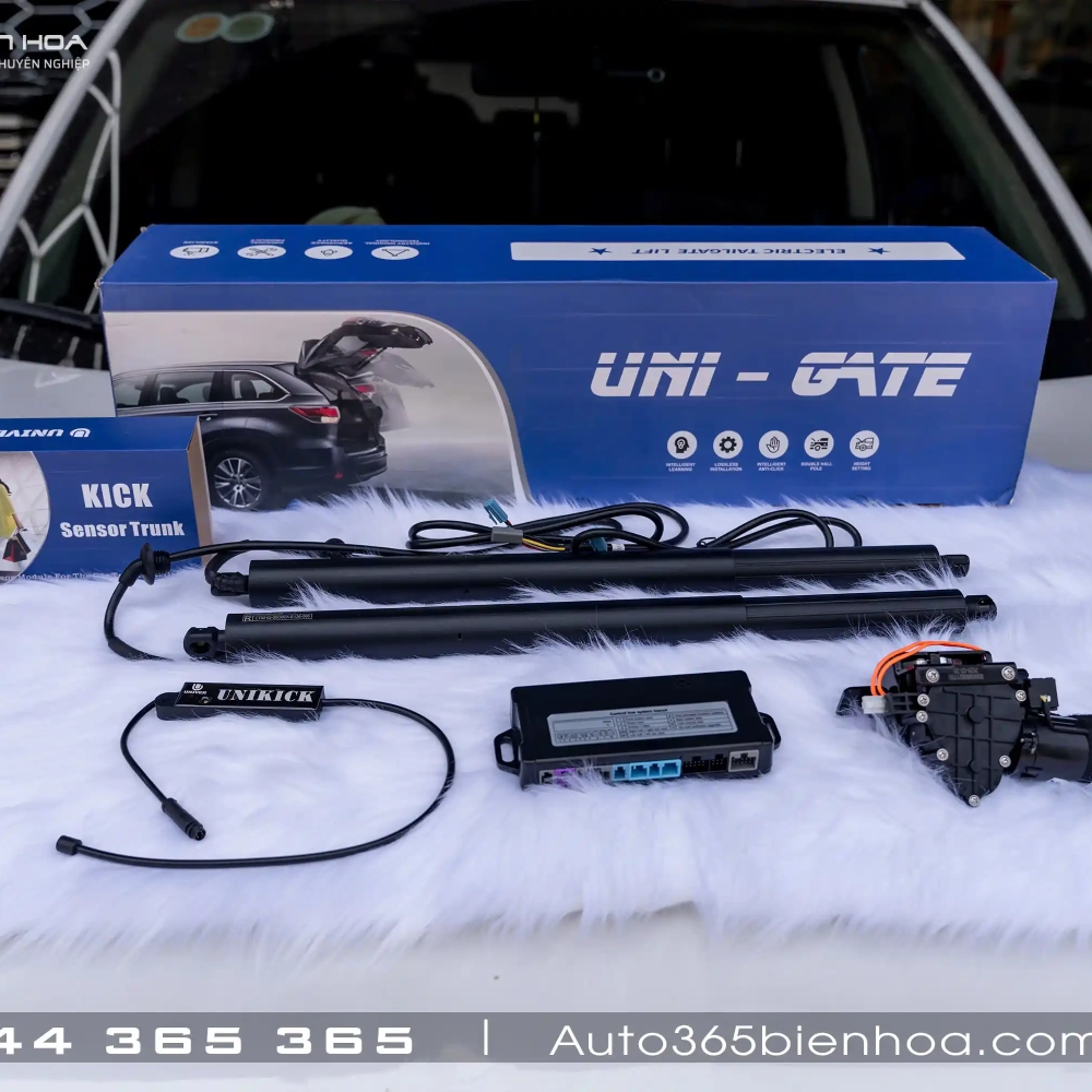 Combo Cốp Điện Và Cảm Biến Đá Cốp Uni Gate