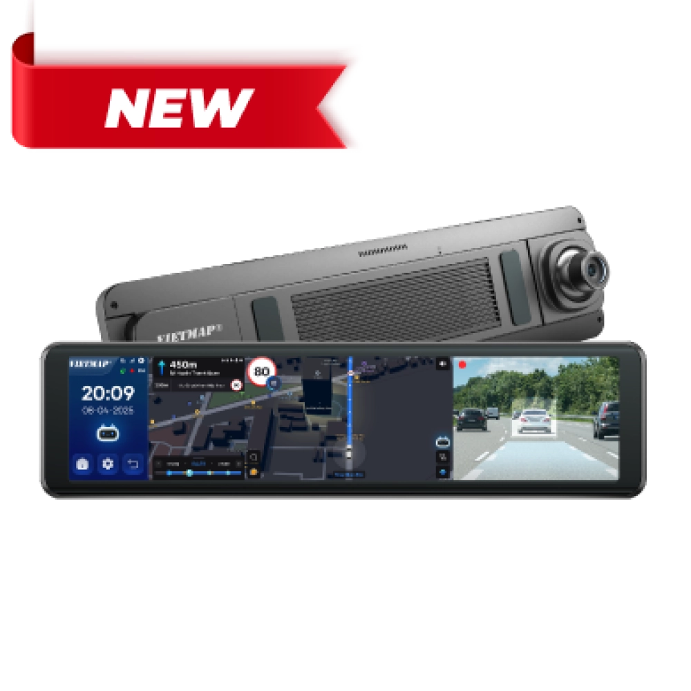 Camera hành trình VIETMAP V740 Gương điện tử đa năng