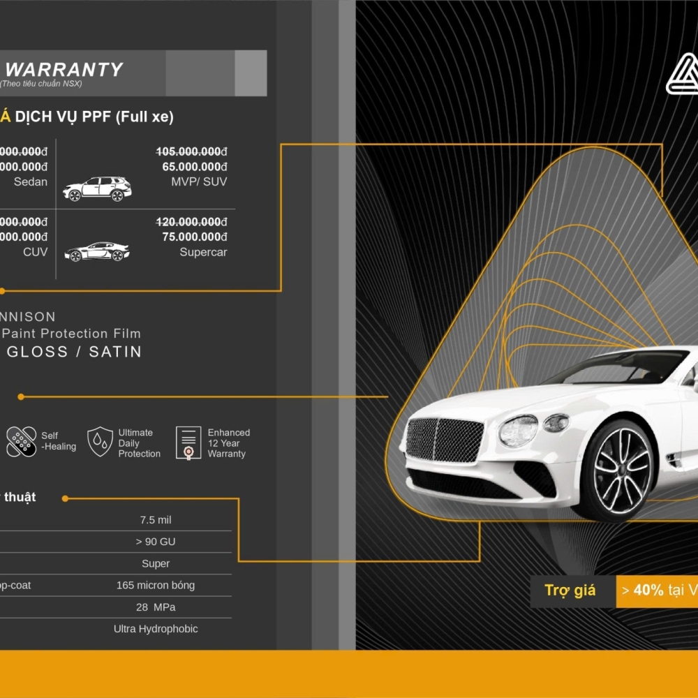 Ford Everest Platinum dán PPF Avery Dennison – Bảo vệ sơn xe toàn diện, sang trọng như mới