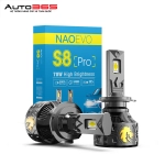 BÓNG LED NAOEVO S8 PRO CHÂN H7 - NHIỆT MÀU 4300K