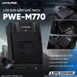 Loa Sub Gầm Ghế 7 Inch PWE-M770