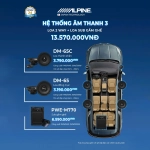 Hệ Thống Âm Thanh 3 - Loa 2 Way + Loa Sub Gầm Ghế 