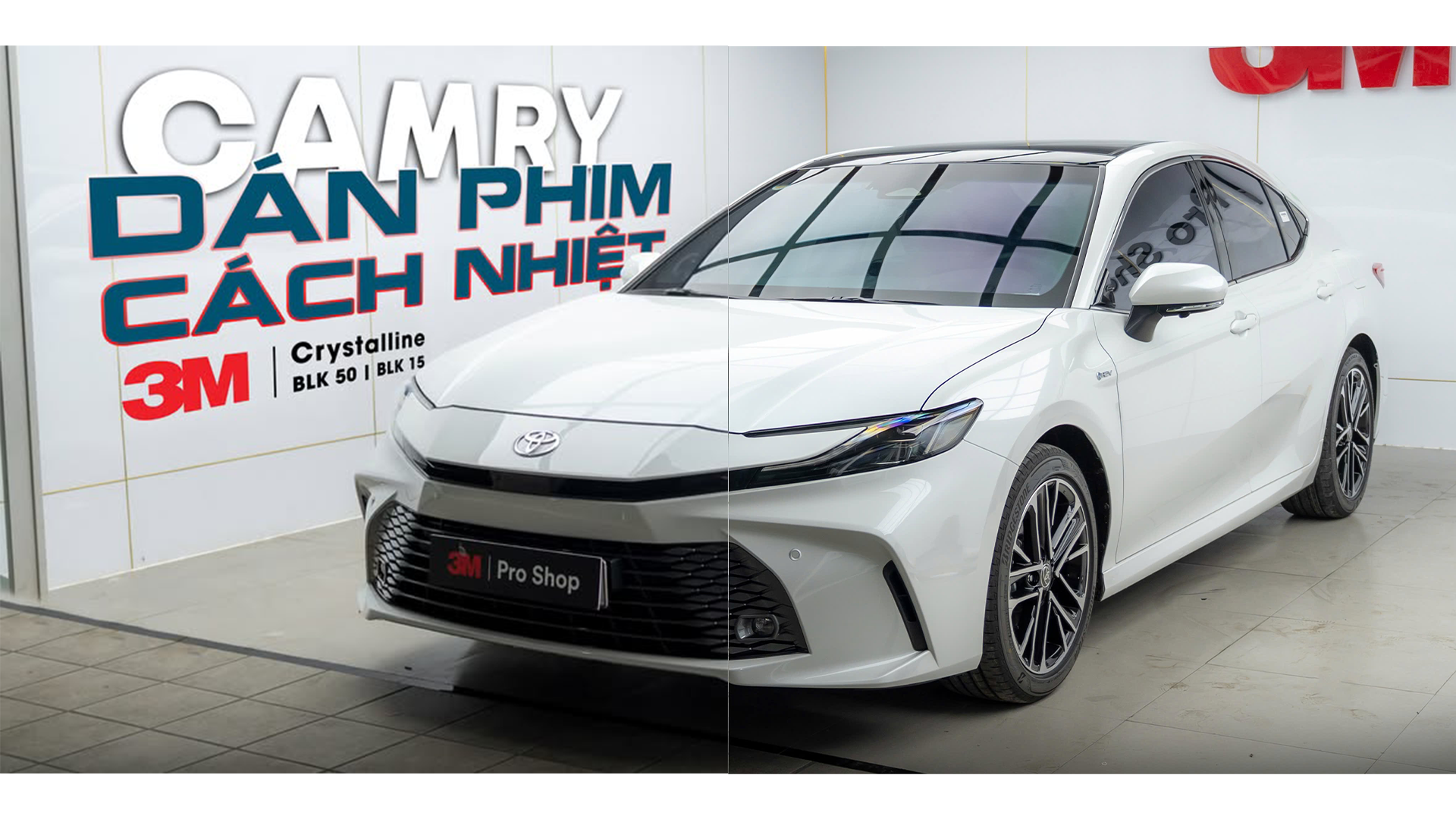 Camry Dán Phim 3M - Đầu Tư Nhỏ, Khác Biệt Lớn Cho Mỗi Hành Trình