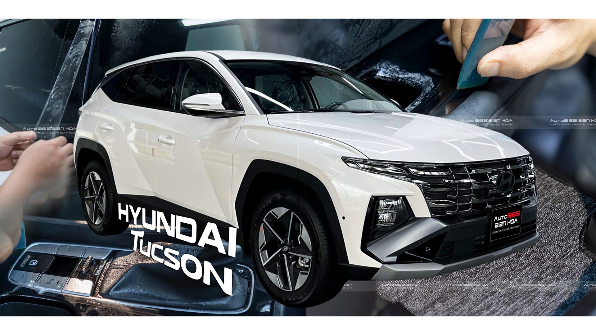 Hyundai Tucson Dán PPF Nội Thất Bảo Vệ Vị Trí Dễ Trầy Xước