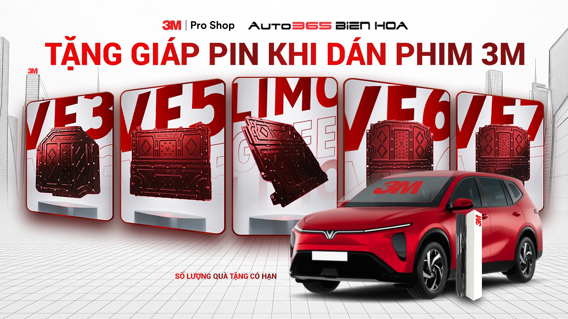 Dán Phim Cách Nhiệt 3M Cho VinFast – Nhận Ưu Đãi Giáp Pin KATA Cực Hấp Dẫn