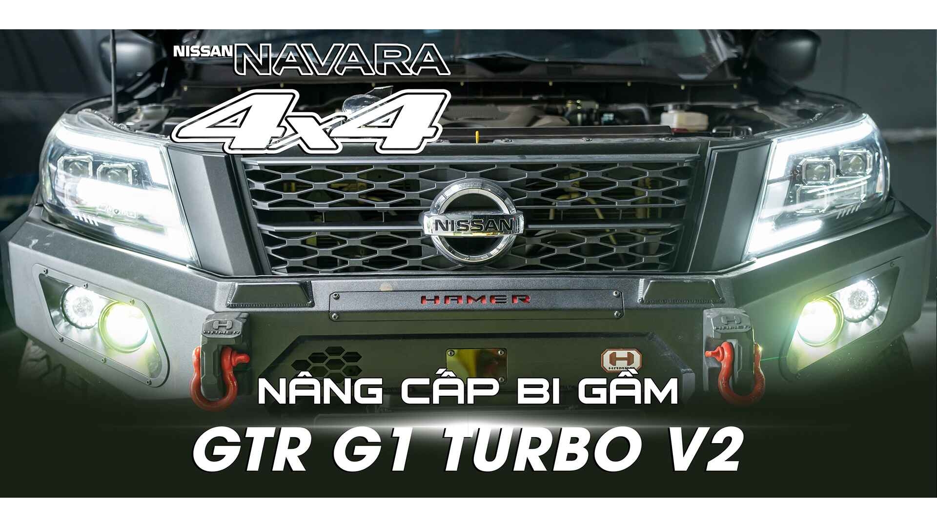 Đi Đêm Mùa Mưa, Nissan Navara Chọn Nâng Cấp Bi Gầm GTR Để Cải Thiện Tầm Nhìn